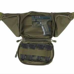 NWT Concealed Carry Tactical Fanny Pack One Size Green Military Surplus